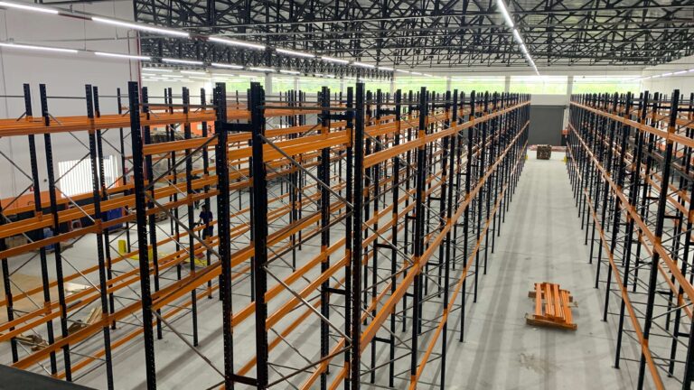 Projeto logístico porta paletes